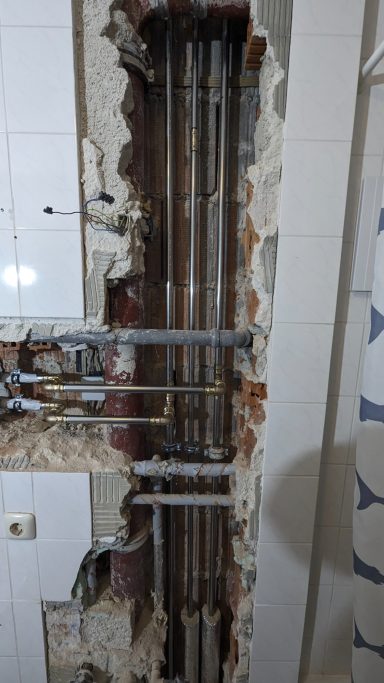 Steigstrang Wasserleitung neu
